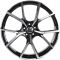 КОВАНЫЕ ДИСКИ H250925U SKILL SL665-CS428 21 J9.5 ET31 5X112 66.6 ЧЁРНЫЙ ГЛЯНЦЕВЫЙ + ПОЛИРОВАННЫЕ СПИ
