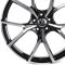 КОВАНЫЕ ДИСКИ H250925U SKILL SL665-CS428 21 J9.5 ET31 5X112 66.6 ЧЁРНЫЙ ГЛЯНЦЕВЫЙ + ПОЛИРОВАННЫЕ СПИ
