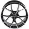КОВАНЫЕ ДИСКИ H250925U SKILL SL665-CS428 21 J9.5 ET31 5X112 66.6 ЧЁРНЫЙ ГЛЯНЦЕВЫЙ + ПОЛИРОВАННЫЕ СПИ