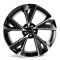 КОВАНЫЕ ДИСКИ H240602G SKILL SL685-SB563 20 J9 ET28 5X112 66.5 ЧЁРНЫЙ ГЛЯНЦЕВЫЙ + ПОЛИРОВАННЫЕ СПИЦЫ