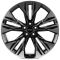 КОВАНЫЕ ДИСКИ H241231Y SKILL SL686-SL221 20 J9 ET20 5X112 66.5 ЧЁРНЫЙ ГЛЯНЦЕВЫЙ + ПОЛИРОВАННЫЕ СПИЦЫ
