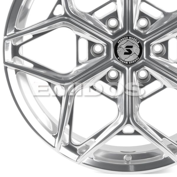 КОВАНЫЕ ДИСКИ H240603Y SKILL SL712-SL236 21 J9 ET50 6X139.7 95.1 ЗЕРКАЛЬНАЯ ПОЛИРОВКА