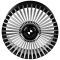 КОВАНЫЕ ДИСКИ H250407C SKILL SL762-SV482 22 J9.5 ET36 5X112 66.6 ЧЕРНЫЙ ГЛЯНЕЦ + ПОЛИРОВАНЫЕ СПИЦЫ
