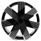 КОВАНЫЕ ДИСКИ H231104E SKILL SL778-FG476 21 J9 ET33 5X130 71.6 ЧЁРНЫЙ ГЛЯНЦЕВЫЙ + ПОЛИРОВАННЫЕ СПИЦЫ