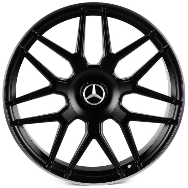 КОВАНЫЕ ДИСКИ H241023B SKILL SL815-CT400 22 J10 ET36 5X130 84.1 ЧЁРНЫЙ МАТОВЫЙ + ПОЛИРОВАННЫЙ ОБОД