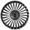 КОВАНЫЕ ДИСКИ H250910H SKILL SV017-SK363 22 J9 ET28 6X139.7 78.1 ЧЁРНЫЙ ГЛЯНЦЕВЫЙ + ПОЛИРОВАННЫЕ СПИ