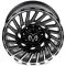 КОВАНЫЕ ДИСКИ H250919H SKILL SV093-CS412 20 J9 ET29 8X165.1 121.3 ЧЁРНЫЙ МАТОВЫЙ + ПОЛИРОВАННЫЕ СПИЦ