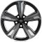 КОВАНЫЕ ДИСКИ 71582 CMST SV107 22 J10 ET45 5X150 110.1 ЧЁРНЫЙ + ПОЛИРОВАННЫЕ СПИЦЫ