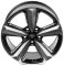 КОВАНЫЕ ДИСКИ 71582 CMST SV107 22 J10 ET45 5X150 110.1 ЧЁРНЫЙ + ПОЛИРОВАННЫЕ СПИЦЫ
