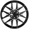 КОВАНЫЕ ДИСКИ H240602J SKILL SV110-SK348 21 J9 ET50 6X139.7 95.1 ЧЁРНЫЙ ГЛЯНЦЕВЫЙ + ПОЛИРОВАННЫЕ СПИ