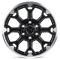 КОВАНЫЕ ДИСКИ 231026J SKILL SV111-CS244 18 J9 ET45 6X139.7 95.1 ЧЁРНЫЙ ГЛЯНЦЕВЫЙ + ПОЛИРОВАННЫЙ ОБОД
