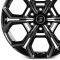 КОВАНЫЕ ДИСКИ H241206Y SKILL SV111-SL221 20 J9 ET19 6X139.7 77.8 ЧЁРНЫЙ ГЛЯНЦЕВЫЙ + ПОЛИРОВАННЫЕ СПИ