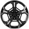 КОВАНЫЕ ДИСКИ H250924Y SKILL SV111-SL221 20 J9 ET45 5X150 110.1 ЧЁРНЫЙ ГЛЯНЦЕВЫЙ + ПОЛИРОВАННЫЕ СПИЦ
