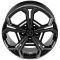 КОВАНЫЕ ДИСКИ H250924Y SKILL SV111-SL221 20 J9 ET45 5X150 110.1 ЧЁРНЫЙ ГЛЯНЦЕВЫЙ + ПОЛИРОВАННЫЕ СПИЦ