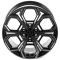 КОВАНЫЕ ДИСКИ H241229E SKILL SV111-SB563 20 J9 ET50 6X139.7 95.1 ЧЁРНЫЙ ГЛЯНЦЕВЫЙ + ПОЛИРОВАННЫЕ СПИ