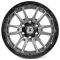 КОВАНЫЕ ДИСКИ H240605A SKILL SV127-SK303 18 J9 ET19 6X139.7 106.1 ГРАФИТ МАТОВЫЙ + ЧЁРНЫЙ БЕДЛОК
