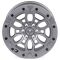 КОВАНЫЕ ДИСКИ H251007B SKILL SV145-SV451 20 J9 ET19 6X139.7 77.8 ГРАФИТ МАТОВЫЙ + ЧЁРНЫЕ ДЕКОРАТИВНЫ