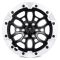 КОВАНЫЕ ДИСКИ H241205J SKILL SV145-SL191 18 J9 ET-12 6X139.7 77.8 ЧЁРНЫЙ МАТОВЫЙ + СЕРЕБРЯНЫЙ ОБОД +