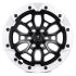 КОВАНЫЕ ДИСКИ H241205J SKILL SV145-SL191 18 J9 ET-12 6X139.7 77.8 ЧЁРНЫЙ МАТОВЫЙ + СЕРЕБРЯНЫЙ ОБОД +