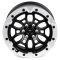 КОВАНЫЕ ДИСКИ H241205J SKILL SV145-SL191 18 J9 ET-12 6X139.7 77.8 ЧЁРНЫЙ МАТОВЫЙ + СЕРЕБРЯНЫЙ ОБОД +