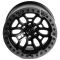 КОВАНЫЕ ДИСКИ H241205K SKILL SV145-SL223 20 J10 ET10 6X139.7 77.8 ЧЁРНЫЙ МАТОВЫЙ + БЕДЛОК ГРАФИТ