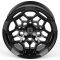 КОВАНЫЕ ДИСКИ H250917J SKILL SV171-SK290 17 J9 ET-12 5X127 71.5 ЧЁРНЫЙ МАТОВЫЙ + ПОЛИРОВАННЫЕ СПИЦЫ