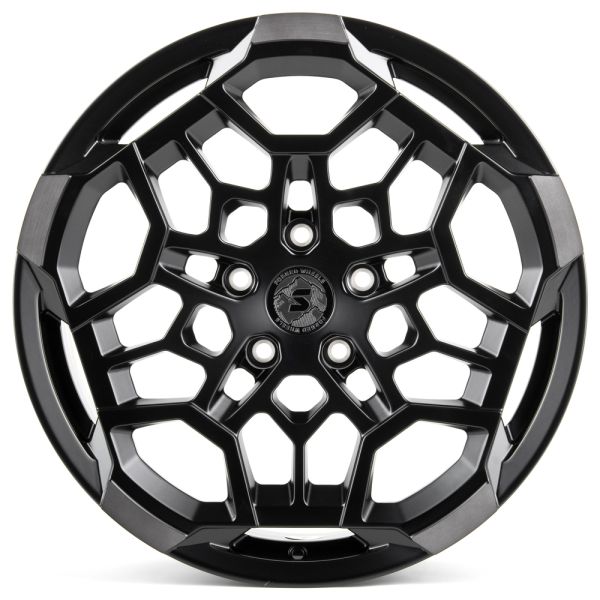 КОВАНЫЕ ДИСКИ H250917P SKILL SV171-CS411 20 J8.5 ET20 5X127 71.5 ЧЁРНЫЙ МАТОВЫЙ + ПОЛИРОВКА + ТЁМНЫЙ