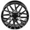 КОВАНЫЕ ДИСКИ H241206C SKILL SV175-SV451 20 J9 ET28 6X139.7 106.1 ЧЁРНЫЙ ГЛЯНЦЕВЫЙ + ПОЛИРОВАННЫЕ СП