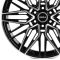 КОВАНЫЕ ДИСКИ H250522E SKILL SV178-SK316 19 J8 ET46 6X114.3 67.1 ЧЁРНЫЙ ГЛЯНЦЕВЫЙ + ПОЛИРОВАННЫЕ СПИ