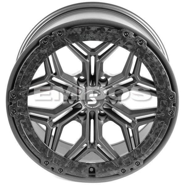 КОВАНЫЕ ДИСКИ H250513K SKILL SV185-SK334 20 J9.5 ET25 6X135 87.1 ГРАФИТ МАТОВЫЙ + КАРБОН SFC16