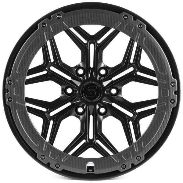 КОВАНЫЕ ДИСКИ H250513J SKILL SV185-SK333 20 J9 ET45 6X139.7 95.1 ЧЁРНЫЙ МАТОВЫЙ + КАРБОН SFC13