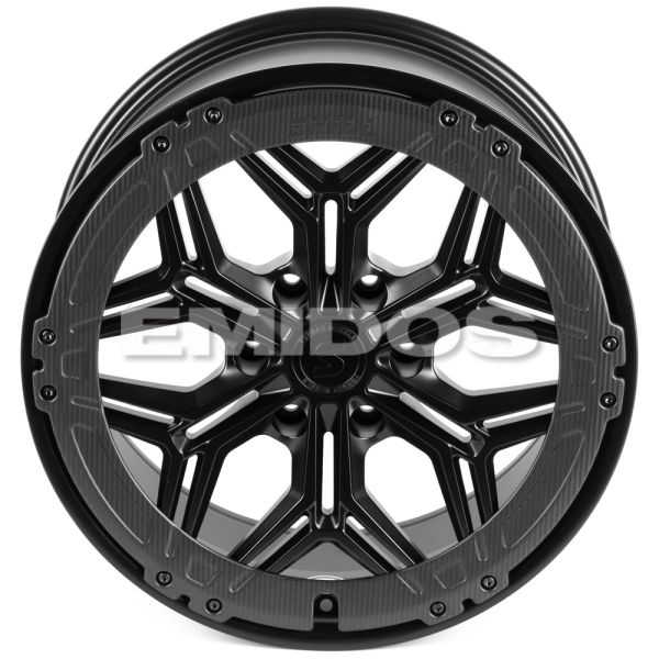 КОВАНЫЕ ДИСКИ H250513J SKILL SV185-SK333 20 J9 ET45 6X139.7 95.1 ЧЁРНЫЙ МАТОВЫЙ + КАРБОН SFC13