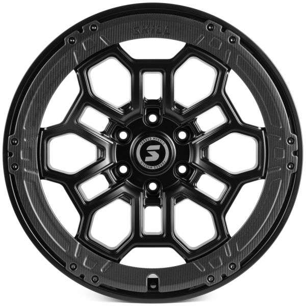 КОВАНЫЕ ДИСКИ H250513E SKILL SV187-CS442 22 J9 ET45 6X139.7 95.1 ЧЁРНЫЙ МАТОВЫЙ + КАРБОН SFC13