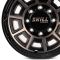 КОВАНЫЕ ДИСКИ H241206B SKILL SV308-SB519 17 J8.5 ET25 8X165.1 121.3 ЧЁРНЫЙ МАТОВЫЙ + ПОЛИРОВАННЫЕ СП