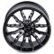 КОВАНЫЕ ДИСКИ 240309H SKILL SV308-SB420 20 J10 ET10 6X139.7 77.8 ЧЁРНЫЙ ГЛЯНЦЕВЫЙ + ПОЛИРОВАННЫЕ СПИ