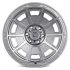 КОВАНЫЕ ДИСКИ H231019S SKILL SV308-DS218 20 J10 ET10 6X139.7 77.8 ГРАФИТ МАТОВЫЙ + ПОЛИРОВАННЫЕ СПИЦ