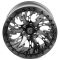 КОВАНЫЕ ДИСКИ H240311H SKILL SV308-SB420 20 J10 ET0 6X139.7 77.8 ГРАФИТ МАТОВЫЙ + ПОЛИРОВАННЫЕ СПИЦЫ