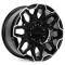 КОВАНЫЕ ДИСКИ 230517H SKILL SV317-SV306 20 J9 ET29 8X165.1 117 ЧЁРНЫЙ + ПОЛИРОВАННЫЕ СПИЦЫ