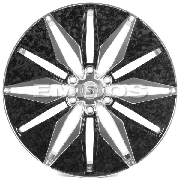 КОВАНЫЕ ДИСКИ H240607T SKILL SV380-SV481 22 J9 ET28 6X139.7 78.1 ЗЕРКАЛЬНАЯ ПОЛИРОВКА + КАРБОН SFC10