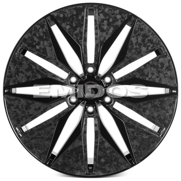 КОВАНЫЕ ДИСКИ H240607W SKILL SV380-SV481 22 J9 ET28 6X139.7 78.1 ЧЁРНЫЙ ГЛЯНЦЕВЫЙ + КАРБОН SFC06
