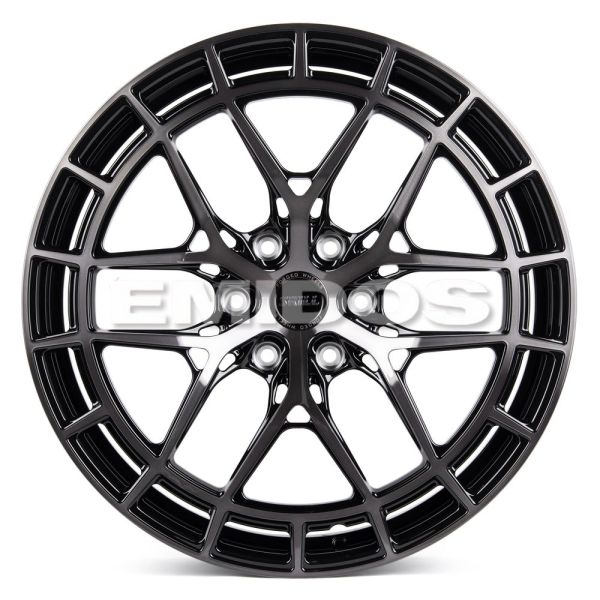 КОВАНЫЕ ДИСКИ H241210V SKILL SV399-SL251 22 J9 ET19 6X139.7 77.8 ЧЁРНЫЙ ГЛЯНЦЕВЫЙ + ПОЛИРОВАННЫЕ СПИ