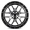 КОВАНЫЕ ДИСКИ H241210V SKILL SV399-SL251 22 J9 ET19 6X139.7 77.8 ЧЁРНЫЙ ГЛЯНЦЕВЫЙ + ПОЛИРОВАННЫЕ СПИ