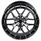 КОВАНЫЕ ДИСКИ H241210V SKILL SV399-SL251 22 J9 ET19 6X139.7 77.8 ЧЁРНЫЙ ГЛЯНЦЕВЫЙ + ПОЛИРОВАННЫЕ СПИ