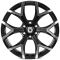 КОВАНЫЕ ДИСКИ H241206T SKILL SV508-SL222 20 J9.5 ET20 6X135 87.1 ЧЁРНЫЙ МАТОВЫЙ + ПОЛИРОВАННЫЕ СПИЦЫ