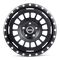 КОВАНЫЕ ДИСКИ H241228H SKILL SV606-SV406 17 J8 ET45 5X120 65.1 ЧЁРНЫЙ МАТОВЫЙ + ПОЛИРОВКА + ДЕКОРАТИ