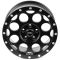 КОВАНЫЕ ДИСКИ H241228J SKILL SV607-SV406 17 J8 ET45 5X120 65.1 ЧЁРНЫЙ МАТОВЫЙ + ПОЛИРОВАННЫЕ ДЕКОРАТ