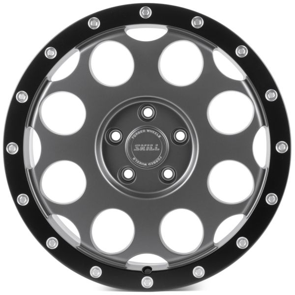 КОВАНЫЕ ДИСКИ H250114B SKILL SV607-SL190 18 J8.5 ET45 5X120 65.1 ГРАФИТ МАТОВЫЙ + МАТОВЫЙ ОБОД + ПОЛ