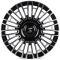 КОВАНЫЕ ДИСКИ H250905G SKILL SV702-SL251 22 J9 ET28 6X139.7 78.1 ЧЁРНЫЙ ГЛЯНЦЕВЫЙ + ПОЛИРОВАННЫЕ СПИ