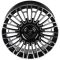 КОВАНЫЕ ДИСКИ H250905G SKILL SV702-SL251 22 J9 ET28 6X139.7 78.1 ЧЁРНЫЙ ГЛЯНЦЕВЫЙ + ПОЛИРОВАННЫЕ СПИ