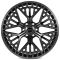 КОВАНЫЕ ДИСКИ H241016D SKILL SV762-CT400 22 J10 ET10 6X139.7 77.8 ЧЁРНЫЙ ГЛЯНЦЕВЫЙ + ПОЛИРОВАННЫЕ СП